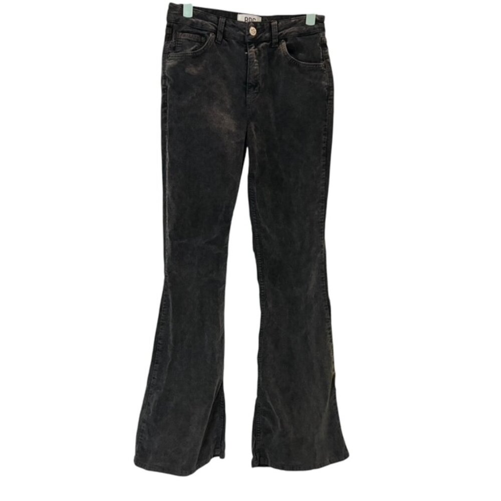 BDG Urban Outfitters Womens Cord Flare Washed Black Pants Size 29/32